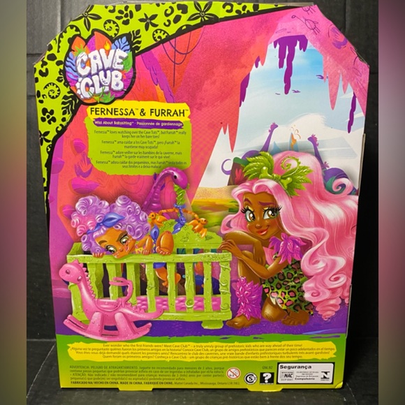 Cave Club Fernessa & Furrah  Wild About Babysitting Brand New Sealed Box - Picture 6 of 11
